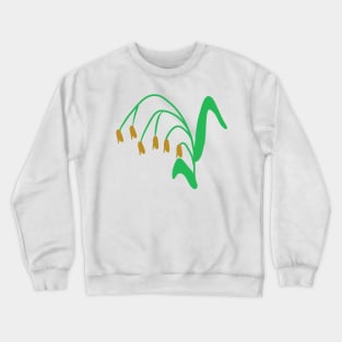Plant. Spikelet. Grass. Reed. Nature. Gift for girl, woman, mom, daughter, sister, girlfriend Crewneck Sweatshirt